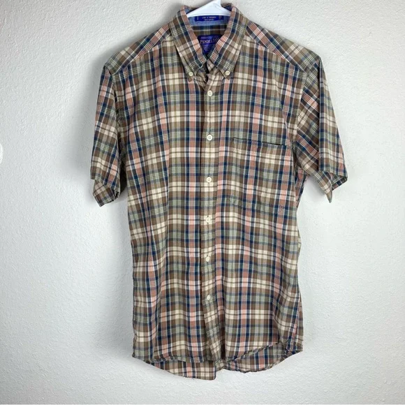 Pendleton Seaside Shirt Plaid Short Sleeve - Picture 1 of 3